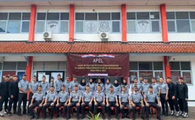 Jaga Netralitas Pada Pemilu 2024, ASN Lapas Kotaagung Teken Ikrar Netralitas Pegawai