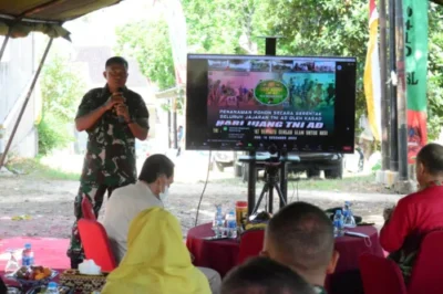 Bangkitkan Budaya Sadar Menanam Danrem 043/Gatam Hijaukan Pinang Jaya Kemiling