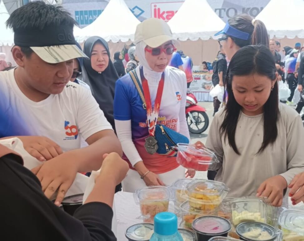 Ikatan Keluarga Bank Lampung (IKBL) Hadir Meriahkan Bank Lampung Run 2025